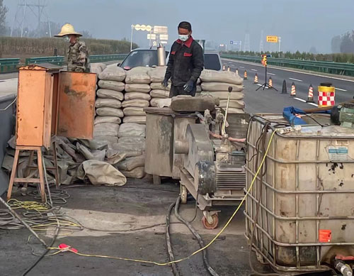 义马高速公路高压注浆